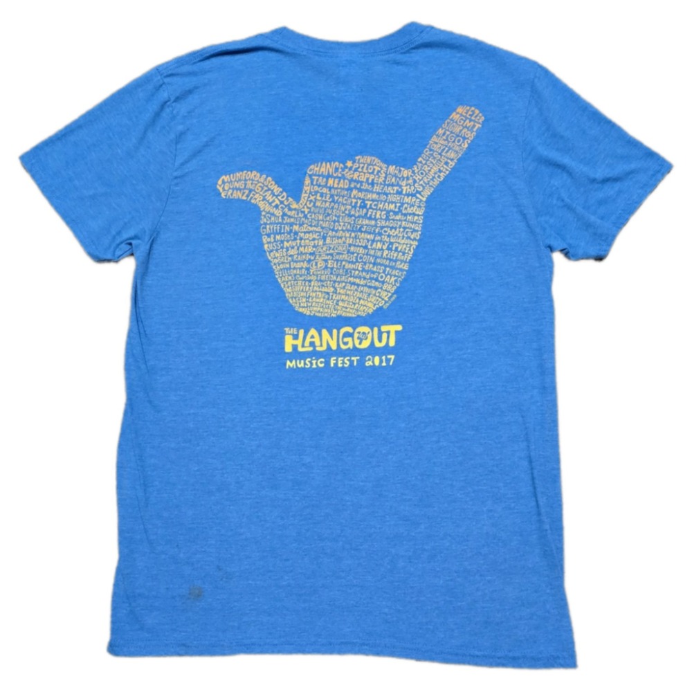 Rare Hangout Music Fest T-Shirt 2017 Weezer MGMT 21 Pilots Womens M Double Sided